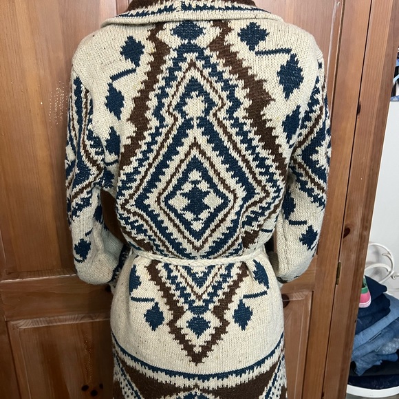 Ralph Lauren denim & supply Indian blanket southwestern cowichan Aztec cardigan - Picture 8 of 12